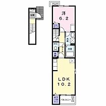 グランデ輝2ｎｄ 201 ｜ 岐阜県各務原市那加織田町２丁目113番地2（賃貸アパート1LDK・2階・43.79㎡） その2