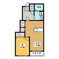 ゼフィール  ｜ 岐阜県各務原市鵜沼三ツ池町５丁目（賃貸アパート1LDK・1階・45.72㎡） その2