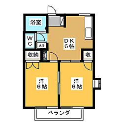 間取図画像 2DK