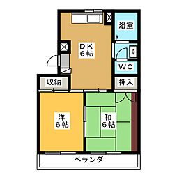 間取図画像 2DK