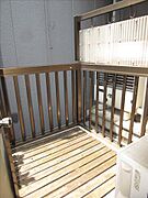 西側にもベランダがありますよ。
