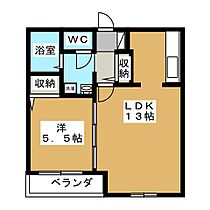 アルソス  ｜ 岐阜県各務原市蘇原花園町１丁目（賃貸マンション1LDK・2階・40.62㎡） その2