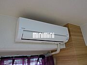 エアコン完備なので快適ですよ。