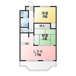 エステイタスKN-6 3LDKの間取図画像