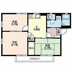 物件の間取り
