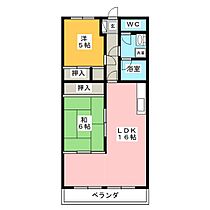 サンヴィレッジ  ｜ 岐阜県可児市塩（賃貸マンション2LDK・4階・60.50㎡） その2