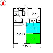 ハイツ杉松  ｜ 岐阜県可児市下恵土（賃貸マンション3LDK・3階・59.45㎡） その2