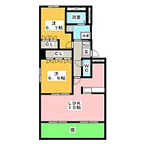 フォレスト青山  ｜ 岐阜県可児市下恵土（賃貸マンション2LDK・1階・57.75㎡） その2