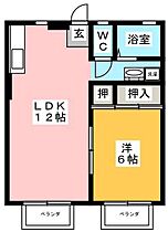 タウニートヨタ　Ａ  ｜ 岐阜県可児市下恵土（賃貸アパート1LDK・2階・41.00㎡） その2