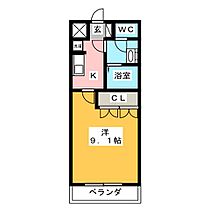 VINGTCINQ  ｜ 岐阜県可児郡御嵩町中（賃貸マンション1K・1階・29.75㎡） その2