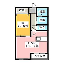 エーデル・ブラウ  ｜ 岐阜県可児市今渡（賃貸マンション1LDK・3階・40.05㎡） その2