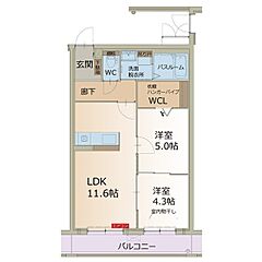 物件の間取り