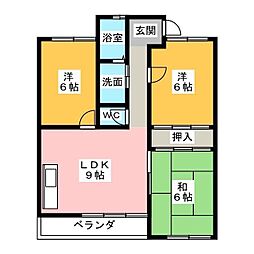 間取図画像 3LDK