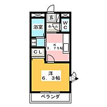 ラペ　ブロッサム  ｜ 岐阜県本巣郡北方町柱本南２丁目（賃貸マンション1K・2階・24.75㎡） その2