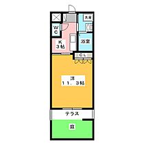 メゾンアカツキ  ｜ 岐阜県本巣郡北方町高屋（賃貸マンション1K・1階・34.00㎡） その2