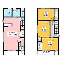 ＭＧ　Ｔｏｗｎ Ｂ ｜ 岐阜県瑞穂市別府字堤内三ノ町551番地1（賃貸テラスハウス3LDK・1階・82.80㎡） その2