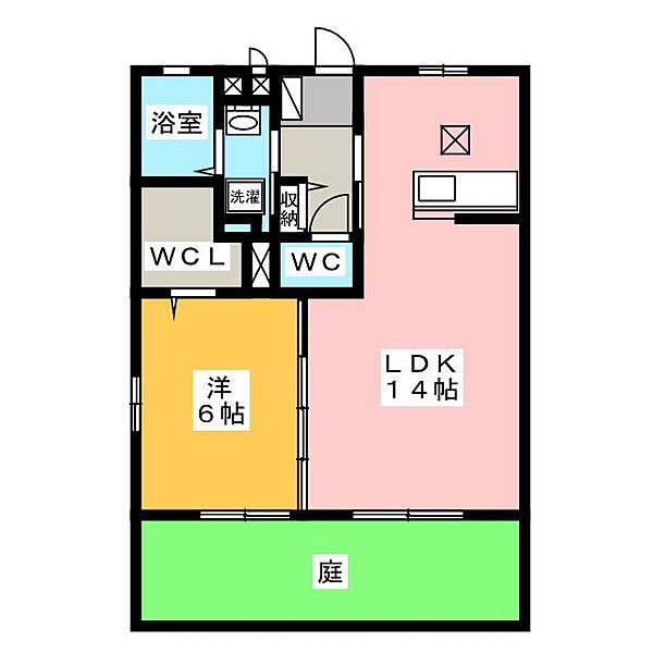 ｃａｓａ・Ｌ　Ａ棟 ｜岐阜県本巣郡北方町芝原中町３丁目(賃貸アパート1LDK・1階・46.97㎡)の写真 その2