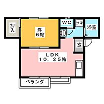 ルネサンス  ｜ 岐阜県瑞穂市只越（賃貸アパート1LDK・2階・38.00㎡） その2