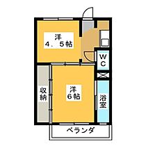 ビレッジハウス穂積　2号棟  ｜ 岐阜県瑞穂市別府（賃貸マンション2K・1階・28.98㎡） その2