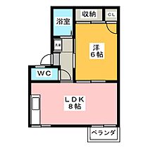 ヴィラ・アカンサス　Ｂ  ｜ 岐阜県瑞穂市穂積（賃貸アパート1LDK・1階・32.60㎡） その2