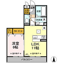 ARZU 102 ｜ 岐阜県岐阜市西河渡１丁目15番1（賃貸アパート1LDK・1階・59.92㎡） その2