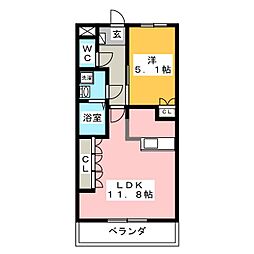 間取図画像 1LDK