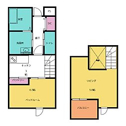 elmC ワンルームの間取図画像