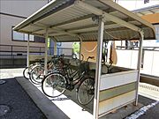 屋根付駐輪場完備