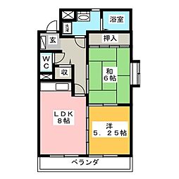 間取図画像 2DK