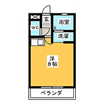 山口ハイツ  ｜ 岐阜県美濃加茂市古井町下古井（賃貸アパート1R・1階・20.79㎡） その2