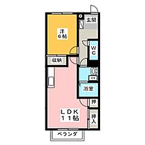 パルティーベヒルズ  ｜ 岐阜県美濃加茂市中富町２丁目（賃貸マンション1LDK・1階・46.23㎡） その2