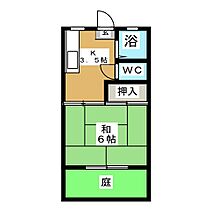 コーポウエストタウンＡ  ｜ 岐阜県美濃加茂市西町３丁目（賃貸アパート1K・1階・21.45㎡） その2