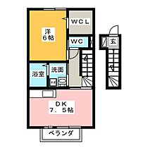 セジュールタミ　Ａ  ｜ 岐阜県美濃加茂市新池町２丁目（賃貸アパート1DK・2階・42.38㎡） その2