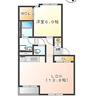 エトワール・ドゥ  ｜ 岐阜県美濃加茂市加茂野町鷹之巣（賃貸アパート1LDK・2階・52.55㎡） その2