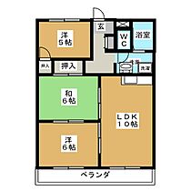 メルベーニ  ｜ 岐阜県美濃加茂市川合町３丁目（賃貸マンション3LDK・2階・59.45㎡） その2