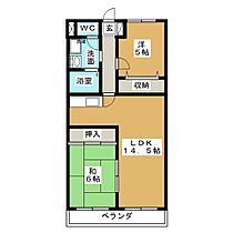 アーバンステイ森川Ａ  ｜ 岐阜県美濃加茂市田島町１丁目（賃貸マンション2LDK・2階・56.26㎡） その2