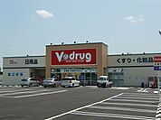 ショッピング施設「？ドラッグまで1200m」
