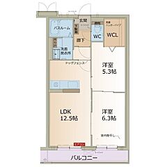 物件の間取り