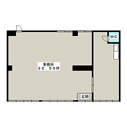 ビクトリーマンションの間取図画像