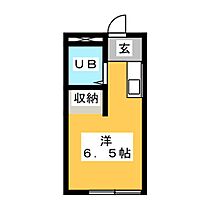 コーポラス須賀　A棟  ｜ 岐阜県羽島市正木町須賀小松（賃貸アパート1R・2階・14.90㎡） その2