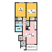 グラン　テラ  ｜ 岐阜県安八郡安八町南今ケ渕（賃貸アパート2LDK・1階・55.17㎡） その2