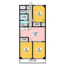 イノセンス  ｜ 岐阜県羽島市福寿町平方３丁目（賃貸マンション3LDK・1階・58.00㎡） その2