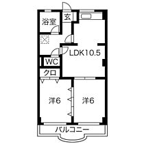 ロイヤルシティーハシマI  ｜ 岐阜県羽島市小熊町島３丁目（賃貸マンション2LDK・3階・49.50㎡） その2