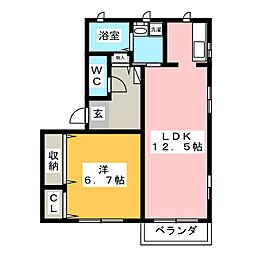 🉐敷金礼金0円！🉐ボヌール　Ｂ