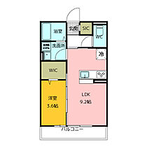 （仮）D-room手賀野 203 ｜ 岐阜県中津川市手賀野360-1(336-2)（賃貸アパート1LDK・2階・33.40㎡） その2