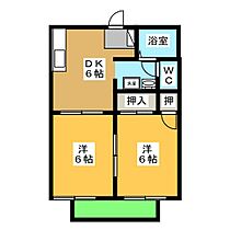 サニーハイツ  ｜ 岐阜県多治見市小名田町３丁目（賃貸アパート2K・1階・35.30㎡） その2