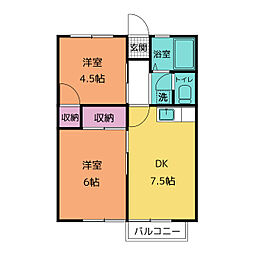 間取図画像 2DK