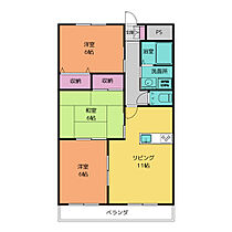 サンライズ21  ｜ 岐阜県関市平成通１丁目（賃貸マンション3LDK・4階・64.00㎡） その2