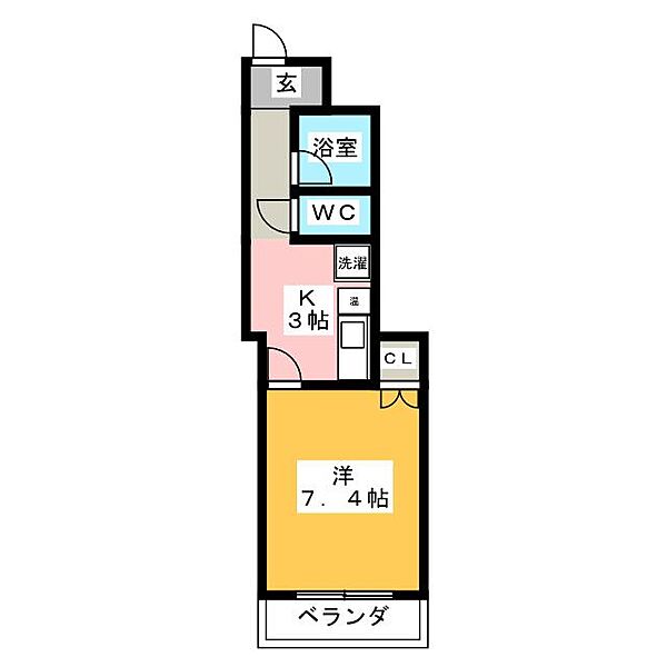 スターハイツONE ｜岐阜県関市平賀町６丁目(賃貸マンション1K・3階・28.00㎡)の写真 その2