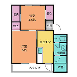 🉐敷金礼金0円！🉐ビレッジハウス下有知　1号棟